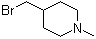 CAS # 100613-97-6, 4-(Bromomethyl)-1-methylpiperidine