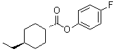 CAS 登录号：100633-61-2, 反式-4-乙基环己烷羧酸 4-氟苯基酯