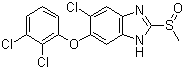 structure of CAS# 100648-13-3, Triclabendazole sulfoxide