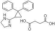Cibenzoline succinate molecular structure (CAS 100678-32-8)