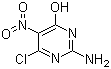 CAS # 1007-99-4, 2-Amino-4-chloro-5-nitro-6-hydroxypyrimidine, 2-Amino-4-chloro-6-hydroxy-5-nitropyrimidine