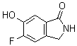 structure of CAS# 1007455-25-5, 5-Fluoro-2,3-dihydro-6-hydroxy-1H-isoindol-1-one