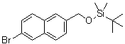 CAS # 100751-62-0, (6-Bromonaphthalen-2-ylmethoxy)(tert-butyl)dimethylsilane, 6-Bromo-2-(tert-butyldimethylsilyloxymethyl)naphthalene