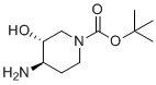 structure of CAS# 1007596-95-3, trans-4-Amino-1-boc-3-hydroxypiperidine