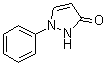 structure of CAS# 1008-79-3, 1,2-二氢-1-苯基-3H-吡唑-3-酮