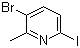 structure of CAS# 1008361-77-0, 3-溴-6-碘-2-甲基吡啶