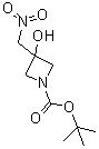 structure of CAS# 1008526-70-2, 3-Hydroxy-3-(nitromethyl)azetidine-1-carboxylic acid tert-butyl ester