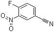 structure of CAS# 1009-35-4, 4-氟-3-硝基苯甲腈