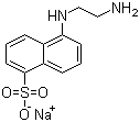 structure of CAS# 100900-07-0, 5-(2-氨基乙基氨基)-1-萘磺酸钠盐