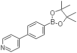 structure of CAS# 1009033-87-7, 4-(4-吡啶基)苯硼酸频哪醇酯