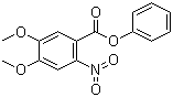 CAS # 100905-32-6, 4,5-Dimethoxy-2-nitrobenzoic acid phenyl ester