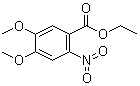 structure of CAS# 100905-33-7, 4,5-二甲氧基-2-硝基苯甲酸乙酯
