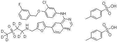 CAS # 1009307-24-7, Lapatinib-d<sub>7</sub> Ditosylate