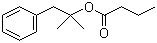 CAS # 10094-34-5, Benzyldimethylcarbinyl butyrate, Dimethylbenzylcarbinyl butyrate, alpha,alpha-Dimethylphenethyl butyrate
