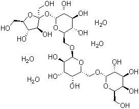 structure of CAS# 10094-58-3, 水苏糖四水合物