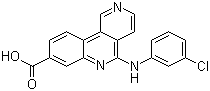 structure of CAS# 1009820-21-6, CX-4945