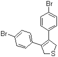 CAS # 100990-01-0, 3,4-Bis(4-bromophenyl)-2,5-dihydrothiophene