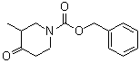 structure of CAS# 1010115-47-5, 3-甲基-4-氧代哌啶-1-羧酸苄酯