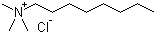 structure of CAS# 10108-86-8, Octyltrimethylammonium chloride
