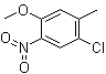 structure of CAS# 101080-03-9, 4-氯-5-甲基-2-硝基苯甲醚