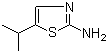 structure of CAS# 101080-15-3, 2-氨基-5-异丙基噻唑
