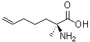 structure of CAS# 1011309-61-7, (2S)-2-氨基-2-甲基-6-庚烯酸