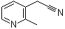 structure of CAS# 101166-73-8, 2-甲基-3-吡啶乙腈