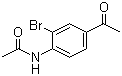structure of CAS# 101209-08-9, 4'-乙酰胺基-3'-溴苯乙酮