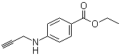 CAS # 101248-36-6, 4-(2-Propyn-1-ylamino)benzoic acid ethyl ester, p-2-Propynylaminobenzoic acid ethyl ester, NSC 202883
