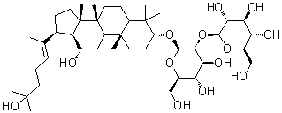 CAS # 1012886-99-5, (3beta,12beta,20E)-12,25-Dihydroxydammar-20(22)-en-3-yl 2-O-beta-D-glucopyranosyl-beta-D-glucopyranoside