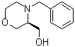 structure of CAS# 101376-25-4, (3S)-4-(Phenylmethyl)-3-morpholinemethanol