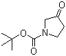 structure of CAS# 101385-93-7, 1-叔丁氧羰基-3-吡咯烷酮
