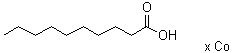 癸酸钴分子结构 (CAS 10139-54-5)
