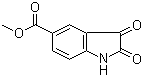 structure of CAS# 101460-85-9, 靛红-5-甲酸甲酯