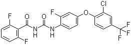 structure of CAS# 101463-69-8, 氟虫脲