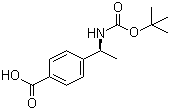CAS 登录号：1014644-95-1, 4-[(1S)-1-N-叔丁氧羰基氨基乙基]苯甲酸