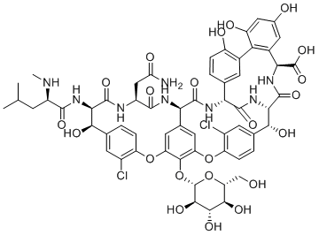 structure of CAS# 101485-50-1, 去甲糖胺基万古霉素