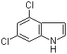 structure of CAS# 101495-18-5, 4,6-二氯吲哚