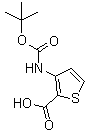 structure of CAS# 101537-64-8, 3-[(tert-Butoxy)carbonylamino]thiophene-2-carboxylic acid