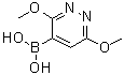 structure of CAS# 1015480-87-1, (3,6-Dimethoxypyridazin-4-yl)boronic acid