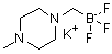 structure of CAS# 1015484-22-6, Potassium trifluoro((4-methylpiperazin-1-yl)methyl)borate