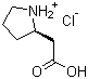 structure of CAS# 101555-60-6, (R)-2-(羧甲基)吡咯烷盐酸盐