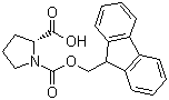 structure of CAS# 101555-62-8, Fmoc-D-proline