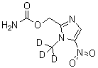 structure of CAS# 1015855-87-4, 1-(三氘甲基)-5-硝基-1H-咪唑-2-甲醇氨基甲酸酯