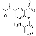 CAS 登录号：1017060-37-5, N-[4-[(2-氨基苯基)硫基]-3-硝基苯基]乙酰胺