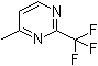 4-Methyl-2-(trifluoromethyl)pyrimidine molecular structure (CAS 1017464-05-9)