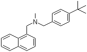 CAS # 101828-21-1, Butenafine, N-(p-tert-Butylbenzyl)-N-methyl-1-naphthalenemethylamine, N-Methyl-N-(naphthalen-1-ylmethyl)-1-(4-tert-butylphenyl)methanamine