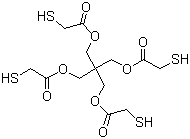structure of CAS# 10193-99-4, Pentaerythritol tetrakis(2-mercaptoacetate)