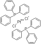 structure of CAS# 10199-34-5, 双(三苯基膦)氯化铂(II)