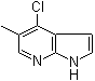 structure of CAS# 1020056-56-7, 4-Chloro-5-methyl-1H-pyrrolo[2,3-b]pyridine